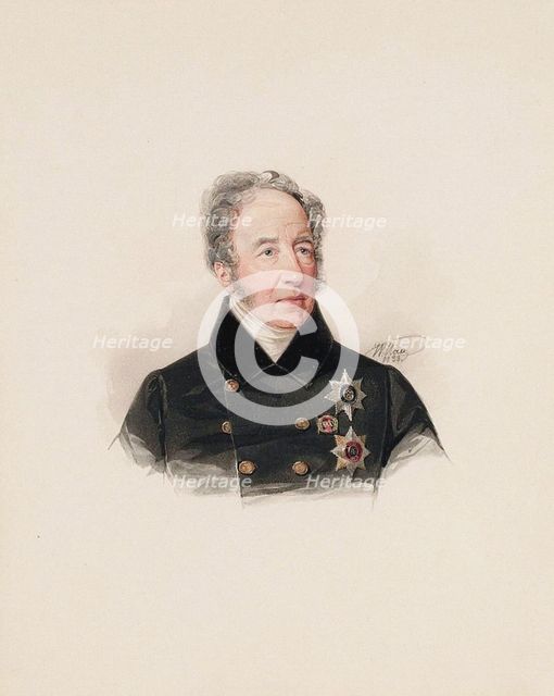 Portrait of Prince Mikhail Dmitrievich Tsitsianov (1765-1841), 1838.