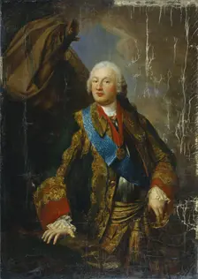 Portrait of Prince Mikhail Nikitich Volkonsky (1713-1788), Mid of the 18th cen.. Artist: Anonymous