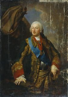 Portrait of Prince Mikhail Nikitich Volkonsky (1713-1788), Mid of the 18th cen.. Artist: Anonymous