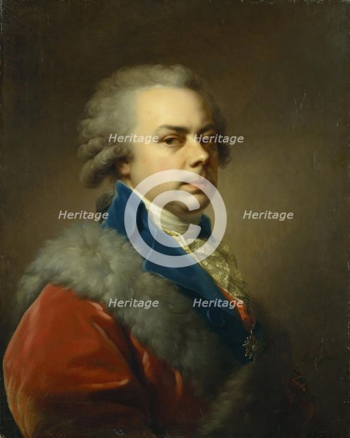 Portrait of Prince Nikolai Borisovich Yusupov (1750-1831), Second Half of the 18th cen. Creator: Lampi, Johann-Baptist von, the Elder (1751-1830).