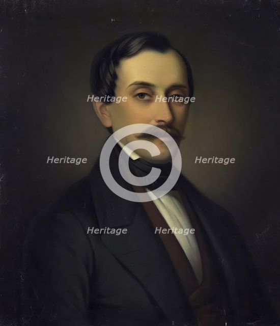 Portrait of Prince Nikolai Yusupov, 1854. Creator: Gerasim Kadunov.