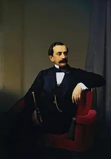 Portrait of Prince Nikolai Yusupov, 1868. Creator: Sergey Zaryenko