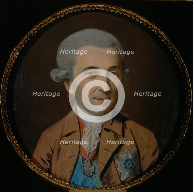 Portrait of Prince Nikolay Ivanovich Saltykov (1736-1816), 1780s. Artist: Schmidt, Johann Heinrich (1749-1829)