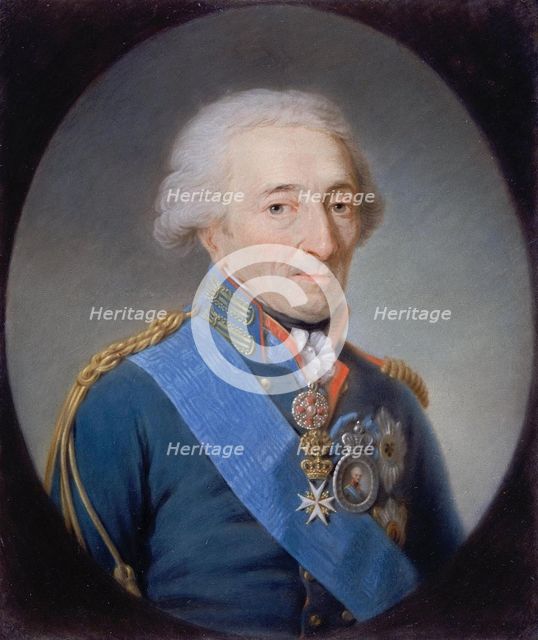 Portrait of Prince Nikolay Ivanovich Saltykov (1736-1816), 1807. Artist: Quadal, Martin Ferdinand (1736-1808)