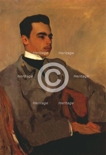 Portrait of Prince Nikolay Yusupov, Count Sumarokov-Elston (1883-1908), 1903. Artist: Serov, Valentin Alexandrovich (1865-1911)