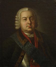 Portrait of Prince Nikita Yurievich Trubetskoy (1699-1767), c 1785. Creator: Anonymous