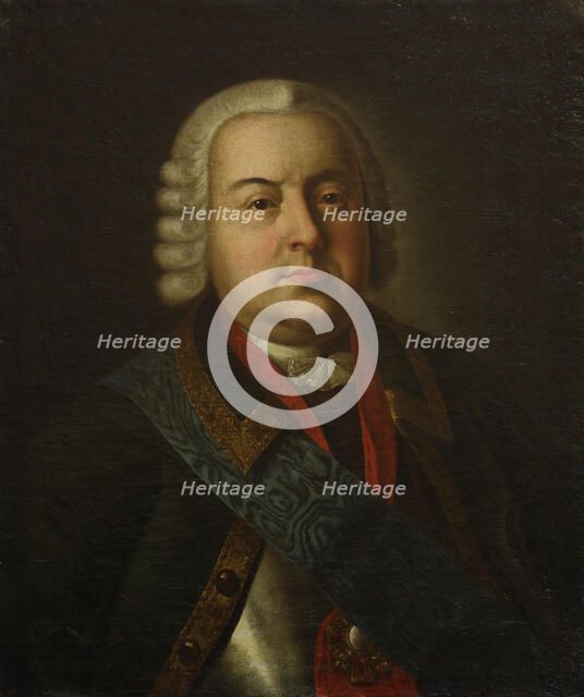 Portrait of Prince Nikita Yurievich Trubetskoy (1699-1767), c 1785. Creator: Anonymous.