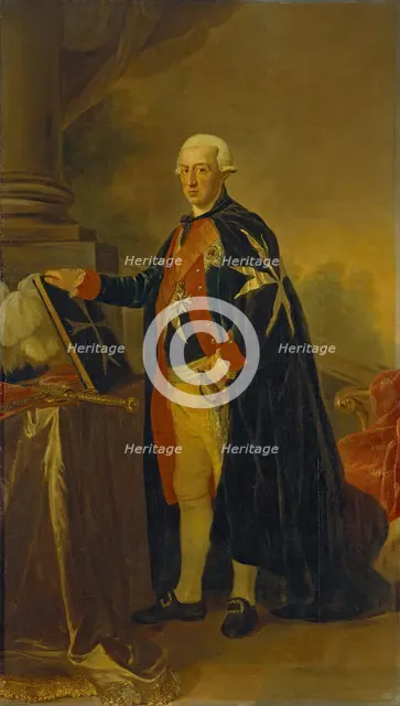 Portrait of Prince Augustus Ferdinand of Prussia, 1773. Creator: Anna Dorothea Therbusch.