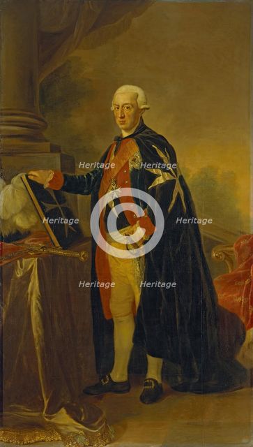 Portrait of Prince Augustus Ferdinand of Prussia, 1773. Creator: Anna Dorothea Therbusch.