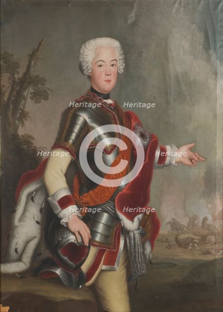 Portrait of Prince Augustus William of Prussia (1722-1758), First half of the 18th cent.