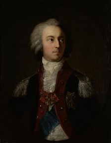 Portrait of Prince Adam Kazimierz Czartoryski (1734-1823) as the Commandant of the Corps..., 1680s. Creator: Jozef Grassi