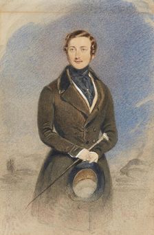 Portrait of Prince Albert (1819-1861) , c 1840. Creator: Drummond, William (active 1800-1850)