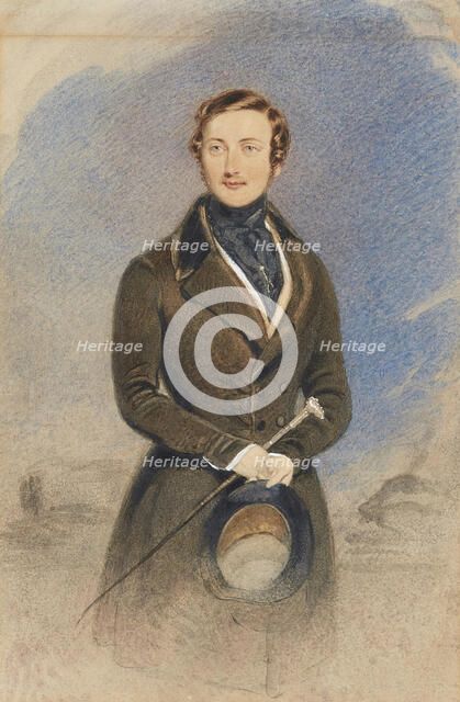 Portrait of Prince Albert (1819-1861) , c 1840. Creator: Drummond, William (active 1800-1850).
