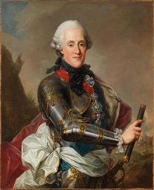 Portrait of Prince Albert Casimir of Saxony, Duke of Teschen (1738-1822). Creator: Bacciarelli, Marcello (1731-1818)