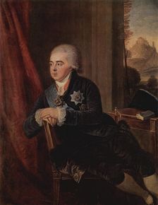 Portrait of Prince Alexander B. Kurakin, 1801. Creator: Ludwig Guttenbrunn