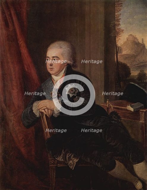 Portrait of Prince Alexander B. Kurakin, 1801. Creator: Ludwig Guttenbrunn.