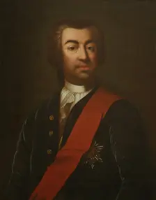 Portrait of Prince Alexander Grigoryevich Stroganov (1698-1754), Second Half of the 18th cen. Creator: Anonymous