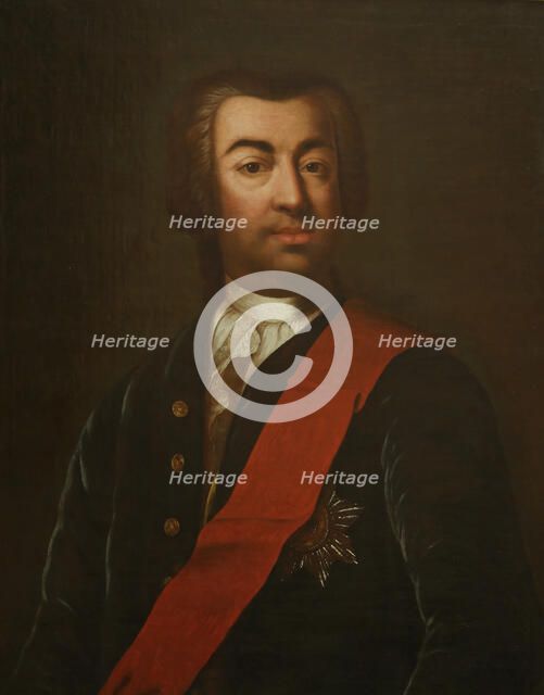 Portrait of Prince Alexander Grigoryevich Stroganov (1698-1754), Second Half of the 18th cen. Creator: Anonymous.