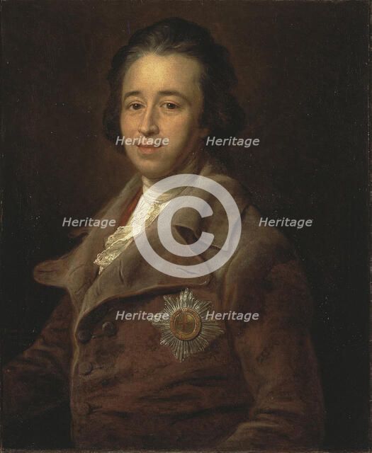 Portrait of Prince Alexander Kurakin (1752-1818), 1782. Artist: Batoni, Pompeo Girolamo (1708-1787)