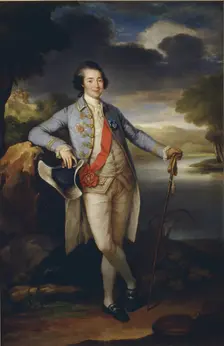Portrait of Prince Alexander Kurakin (1752-1818), c. 1780. Artist: Brompton, Richard (1734-1783)