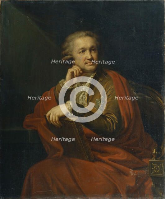 Portrait of Prince Alexander Sergeevich Stroganov (1733-1811), 1793. Artist: Lampi, Johann-Baptist von, the Elder (1751-1830)