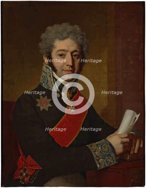 Portrait of Prince Alexei Alexeyevich Dolgoruky (1775-1834), 1811. Artist: Borovikovsky, Vladimir Lukich (1757-1825)