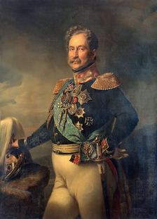 Portrait of Prince Alexei Orlov, 1851. Creator: Franz Kruger
