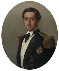 Portrait of Prince Alfred (1844-1900), later Duke of Edinburgh , 1865. Creator: Winterhalter, Franz Xavier (1805-1873)