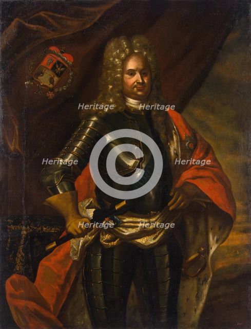 Portrait of Prince Anikita Ivanovich Repnin (1668-1726), 1724. Artist: Anonymous  