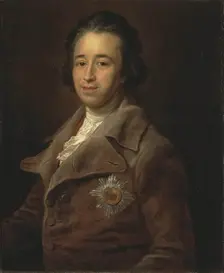 Portrait of Prince B. Kurakin, 1782. Creator: Pompeo Batoni