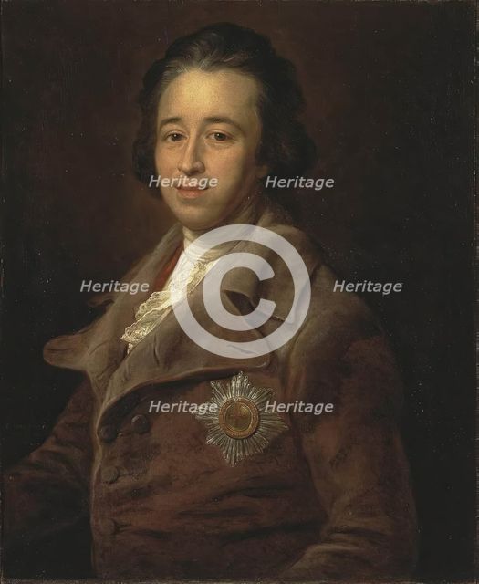 Portrait of Prince B. Kurakin, 1782. Creator: Pompeo Batoni.