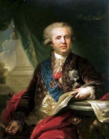 Portrait of Prince Bezborodko A.A., 1794. Creator: Johann Baptist Lampi I