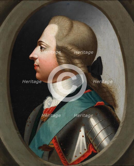 Portrait of Prince Charles Edward Stuart (1720-1788), Mid of the 18th century. Creator: Hussey, Giles (1710-1788).