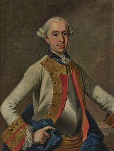Portrait of Prince Christian Carl of Stolberg-Gedern (1725-1764), 18th century. Creator: Anonymous