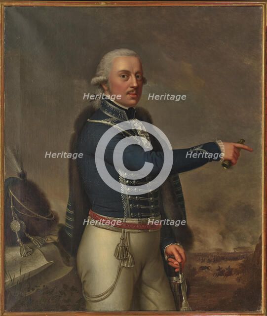 Portrait of Prince Eugen of Württemberg (1758-1822), 1840. Creator: Rothe, Carl (1810-1865).