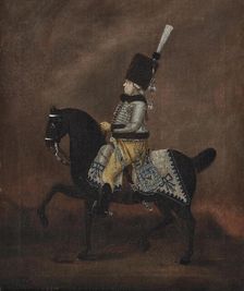 Portrait of Prince Eugen of Württemberg (1758-1822) on horseback, Late 18th century. Creator: Anonymous