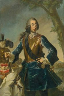 Portrait of Prince-Elector Klement August of Cologne, (Portrait of a Prince), c1750. Creator: Georg Desmarees