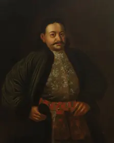 Portrait of Prince Fyodor Yuryevich Romodanovsky (1640-1717), c 1785. Creator: Anonymous