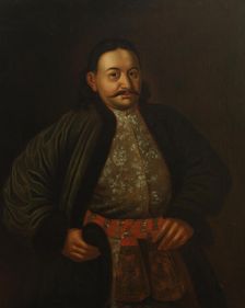 Portrait of Prince Fyodor Yuryevich Romodanovsky (1640-1717), c 1785. Creator: Anonymous