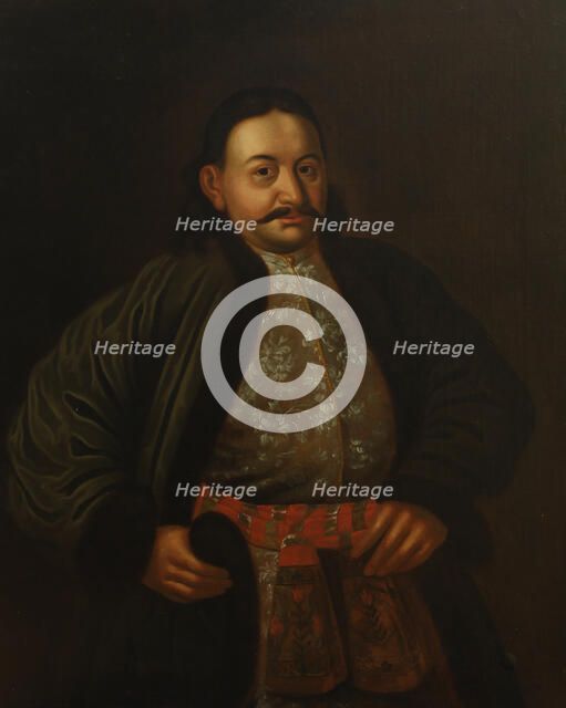 Portrait of Prince Fyodor Yuryevich Romodanovsky (1640-1717), c 1785. Creator: Anonymous.