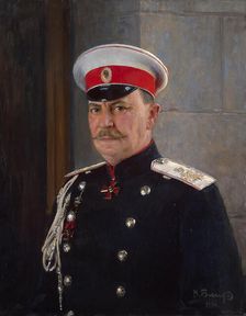 Portrait of Prince Felix Yusupov, Count Sumarokov-Elston (1856-1928), 1914. Creator: Bekker, Nikolai Nikolaevich (1877-after 1932)