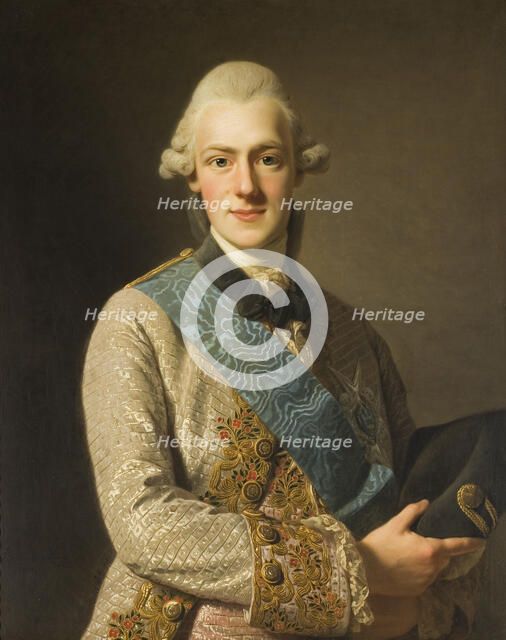Portrait of Prince Frederick Adolf of Sweden (1750-1803), Duke of Östergötland, 1770.