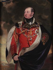 Portrait of Prince Frederick Augustus, Duke of York and Albany (1763-1827), 1821. Creator: Bone, Henry (1755-1834)