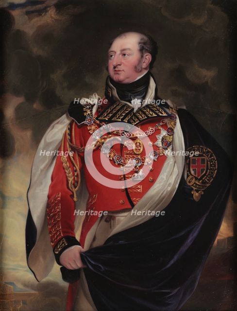 Portrait of Prince Frederick Augustus, Duke of York and Albany (1763-1827), 1821. Creator: Bone, Henry (1755-1834).