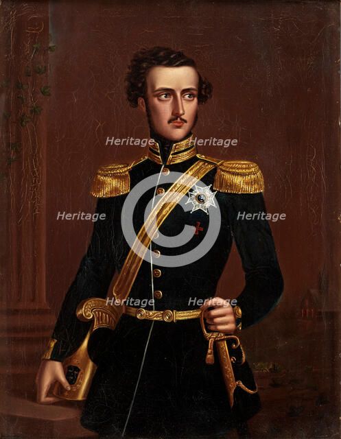 Portrait of Prince Gustav of Sweden (1827-1852), Duke of Uppland.