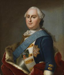 Portrait of Prince George William of Hesse-Darmstadt (1722-1782), ca 1760. Creator: Fiedler, Johann Christian (1697-1765)
