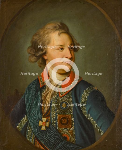Portrait of Prince Grigory Alexandrovich Potyomkin (1739-1791). Creator: Unknown.