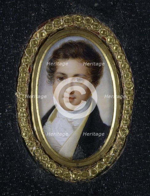 Portrait of Prince Grigory Petrovich Volkonsky (1776-1852), 1820s. Artist: Anonymous  