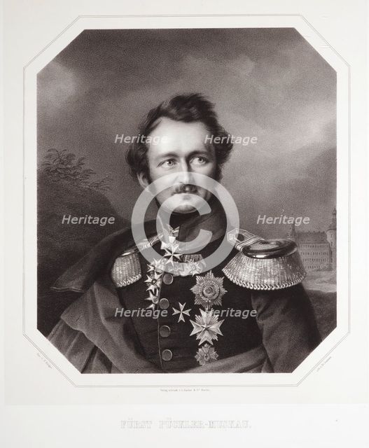 Portrait of Prince Hermann von Pückler-Muskau (1785-1871).