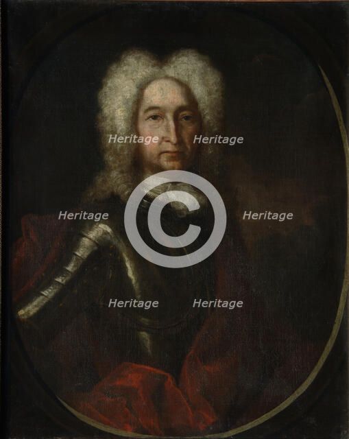 Portrait of Prince Ivan Alexeyevich Golitsyn (1658-1729), 1728. Artist: Matveyev, Andrei Matveyevich (1701-1739)